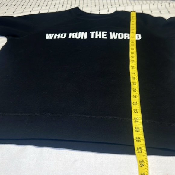 Brunette The Label Black Sweatshirt with White Text - Picture 5 of 7